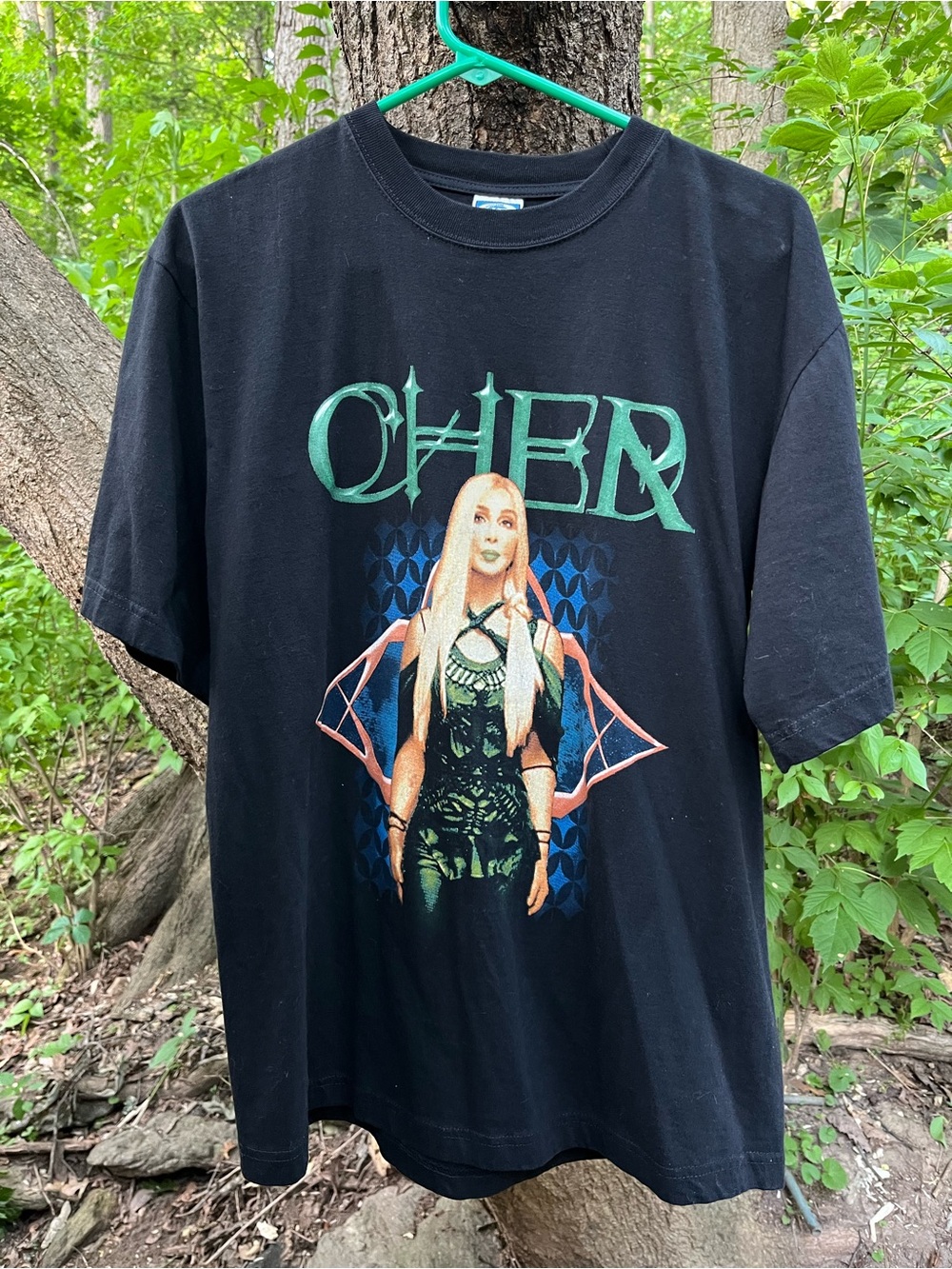 Vintage Cher Farewell Tour 2003 T Shirt Black Double Sided Medium
